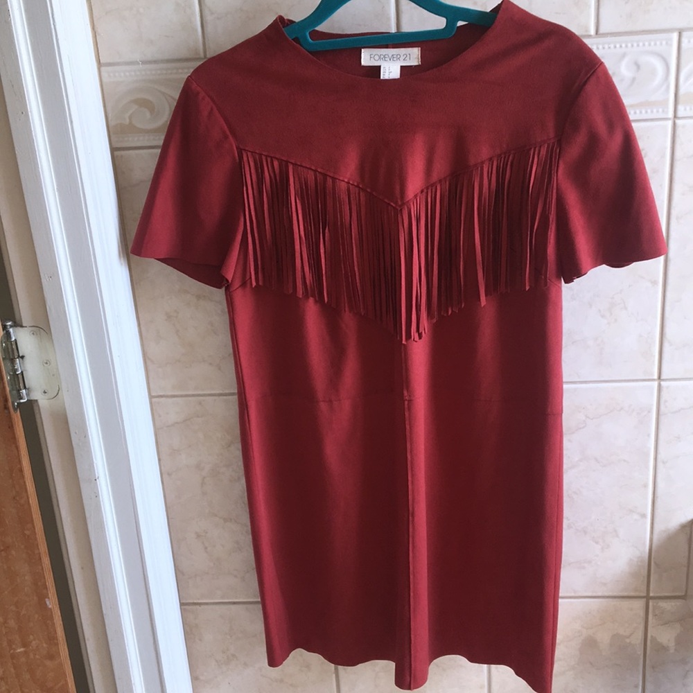 Suede Burnt Orange "Country" Dress!!